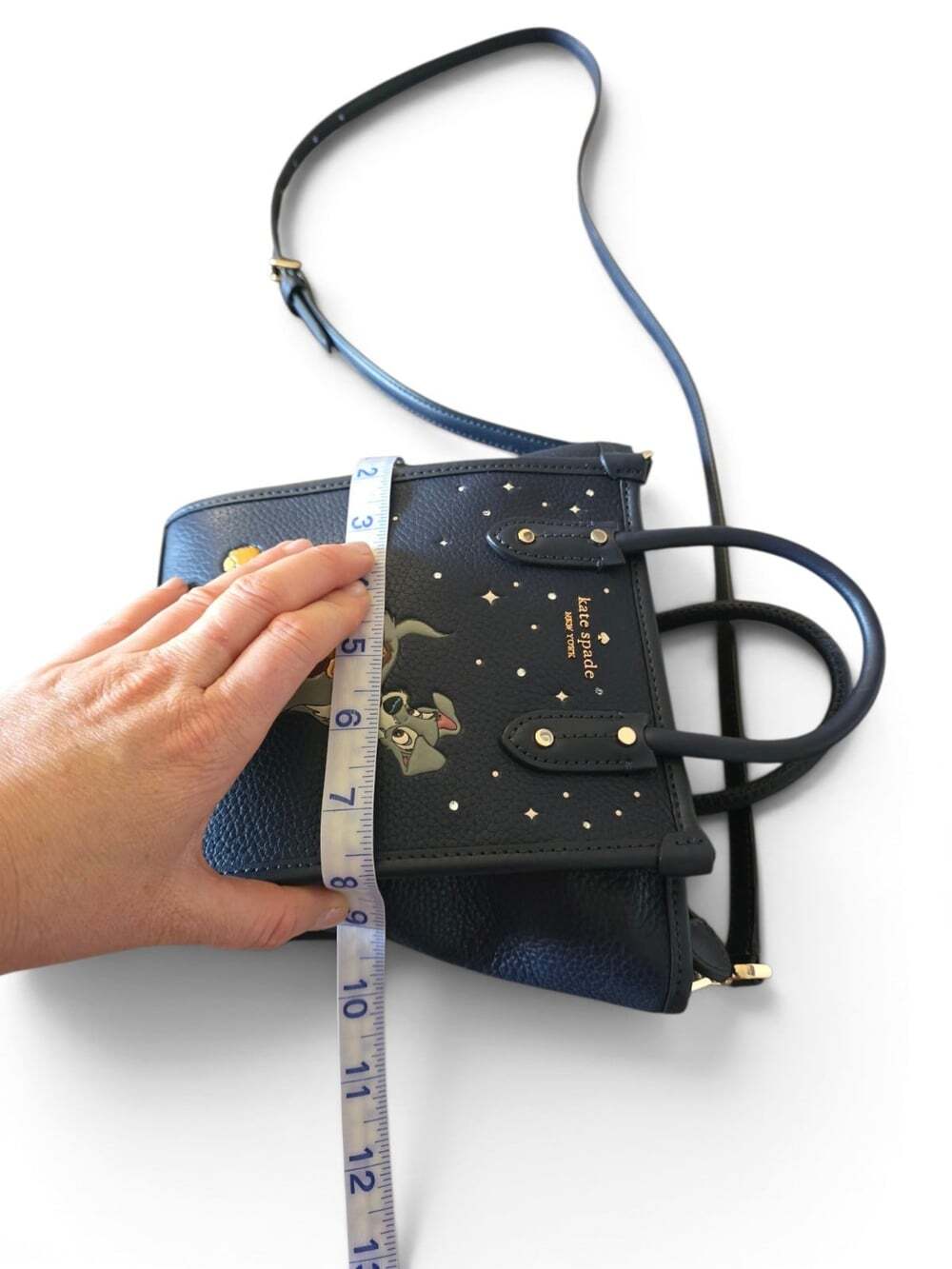 Disney x Kate Spade Lady & the Tramp Ella Mini Tote Crossbody Blue KH463 - Picture 14 of 15